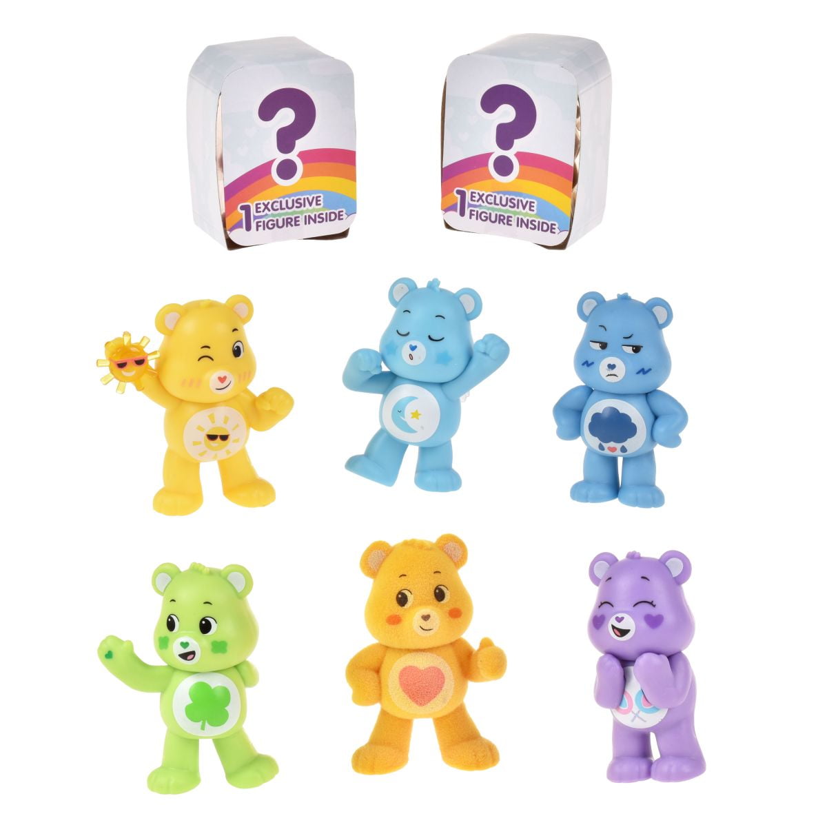 Set 8 Figuras Coleccionables 5 Cm Cariñositos- Funshine Bear