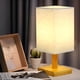 thumbnail image 2 of Lámpara Mesa Decorativa Base Madera Cuadrada Beige Jhn, 2 of 3