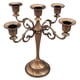 thumbnail image 5 of Candelabro De Metal De 5 Velas Candelabro 10 '' Candelero Soporte De Vela Rojo, 5 of 5