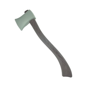 Magideal - Hacha De Juguete De Halloween, Hacha Realista, Accesorio De Disfraz, Hacha De Simulación De Leñador, Construcción Ligera De Pp, Adecuada Para Decoración De Fiestas Infantiles Mango Largo