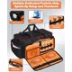 thumbnail image 3 of Bolsa para Cables DJ Megarte con Ruedas Impermeable y Acolchada Organizadora, 3 of 8