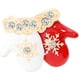 thumbnail image 2 of 4 broches navideños para mujer, cristales de imitación multicolor, regalos de joyería navideña para niñas, incluye guante, bastón y corona de muñeco de nieve., 2 of 6