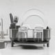 thumbnail image 3 of Estante para secar platos Simplehuman, compacto, con caño giratorio para cocina, 3 of 7