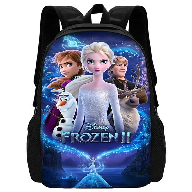 3 pcs set Frozen Princess Elsa Child School Backpack with Lunch Bags ,Pencil Bags ,Cartoon School Bags for Boys Girls Best Gift