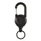 thumbnail image 3 of Mosquetón Llavero Clave Cuerda de seguridad Ligero Hebilla rápida Multifuncional Antipérdida Rotación de 360 grados Espesor para bolsas Herramienta al , negro, 3 of 5