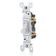 thumbnail image 2 of Switch Leviton, 15 A, 120 V, unipolar, AC, silencioso, paquete de 10 unidades, color blanco, 2 of 4