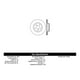 thumbnail image 2 of Disco Freno para auto Subaru Legacy 2009-2014 Delantero, 2 of 2