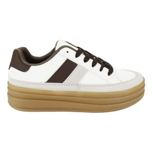 Zapatilla Agua De Coco Amit Plataforma Blanca