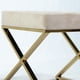 thumbnail image 4 of Piso Chloe Velvet Con Base Dorada, 4 of 5