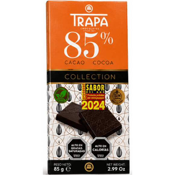 Chocolate Collection Negro 85% Cacao 85g Sin Gluten Vegano