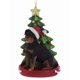 thumbnail image 3 of Adorno para árbol de Navidad de Kurt S. Adler Rottweiler, resina, 3 of 4