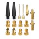thumbnail image 3 of ADAPTADOR DE LATóN PRESTA SCHRADER BICICLETA CONVERTIDOR VáLVULA BOMBA BICICLETA 15pcs, 3 of 5