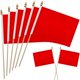 thumbnail image 1 of Banderas WEITBF 12 pzas 20 x 30 cm rojo liso para sublimación, 1 of 6