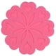 thumbnail image 1 of Flor en forma de silicona Bebida Coaster Pad Tableta de mesa protectora Accesorio Rosa Roja, 1 of 5