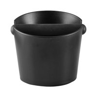 Bothyi - Contenedor De Posos Antideslizante Para Café Expreso Knock Box Para Cafeterías Y Restaurantes, Color Negro
