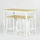 thumbnail image 3 of Juego Comedor Bar 3 Banquetas Madera-Blanco, 3 of 6