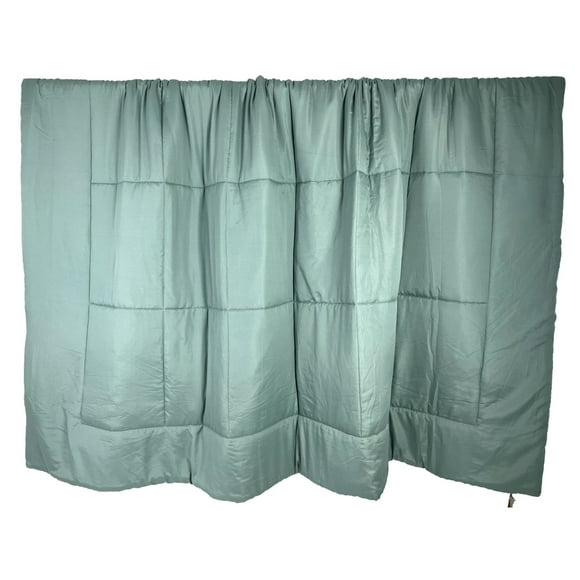 Plumón King Bicolor Verde/Gris 100% Poliéster