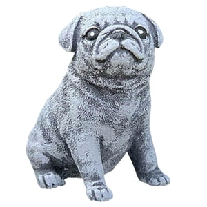 Bothyi - Encantadoras Figuritas De Cachorro De Perro De Poliresina Estatua Escultura De Césped Regalo De Cumpleaños