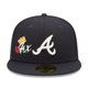 thumbnail image 2 of Gorra New Era 7 1/2 Navy Blue 4x Campeón de la Serie Mundial – Atlanta Braves, 2 of 6