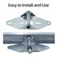 thumbnail image 3 of Bisagra para puerta de garaje HOME MASTER HARDWARE, paquete de 4, galvanizada, 3 of 8