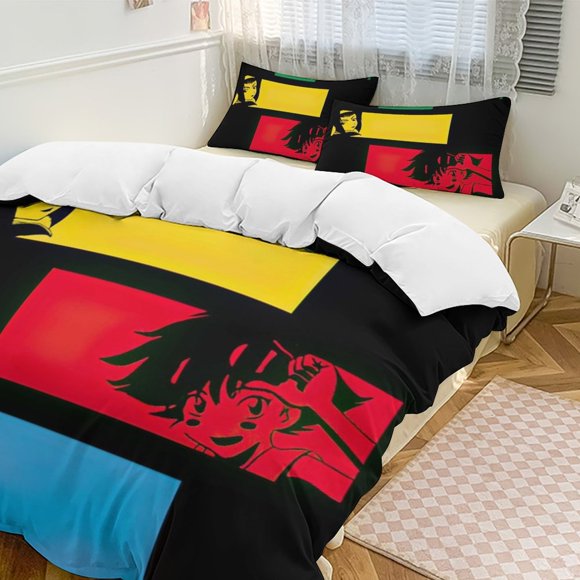 Cowboy Bebop 3-Piece Twin Bed Set Fade-Resistant Microfiber