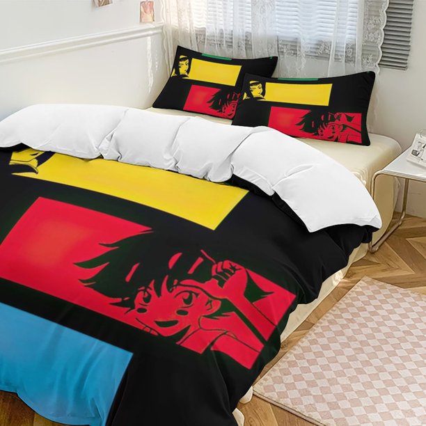 Cowboy Bebop 3-Piece Twin Bed Set Fade-Resistant Microfiber