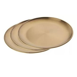 Citohome - Plano De Material Acero Inoxidable De 3 Paquetes Grueso Con