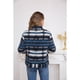 thumbnail image 3 of Polerón Peludo Étnico Otoño Invierno Chaqueta Mujer 6078, 3 of 4