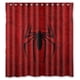 thumbnail image 1 of Cortina de ducha clásica de Spiderman, juego de cortina de baño con ganchos, tamaño 66 x 72 pulgadas, 1 of 3