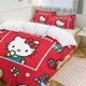 thumbnail image 1 of Hello Kitty 3-Piece Twin Bed Set - Includes 1 Single Comforter And 2 Pillowcases Bedding - Fade Resistant Microfiber - Hello Kitty, 1 of 4