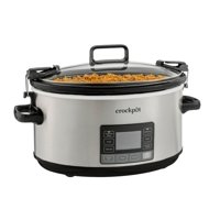 Olla De Cocción Lenta Crock-Pot De 7 Litros, Portátil, Programable Con Temporizador