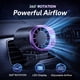 thumbnail image 3 of Ventilador clip coche LED 360° ajustable portátil rejilla coche escritorio, 3 of 7