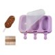 thumbnail image 1 of Moldes De Silicona Para Helados Molde Paletas Helado Cn Tapa, 1 of 2