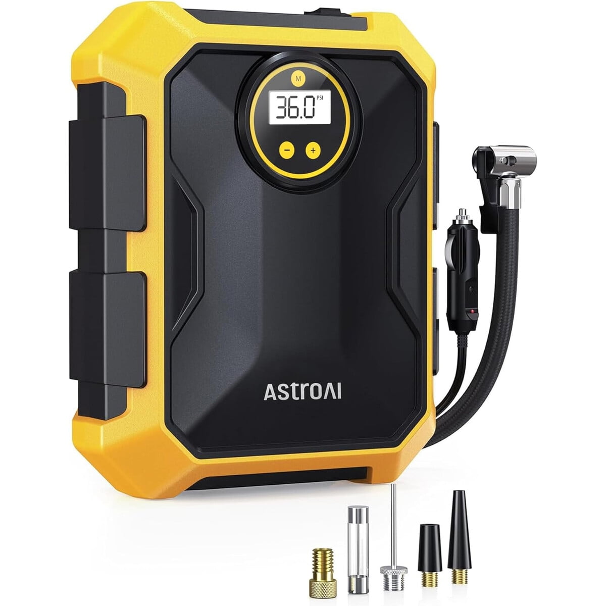 Inflador De Neumáticos Astroai 12v Dc 100psi Portátil