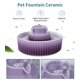 thumbnail image 2 of Fuente para Gatos NautyPaws 2,1 L Cerámica – Filtro Morado, 2 of 6