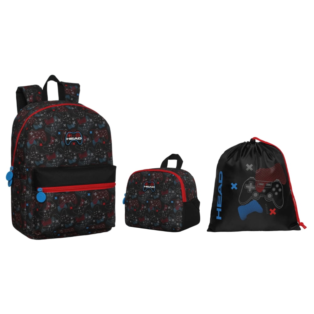 Pack Kids Escolar Future Gamer Negro Head