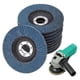 thumbnail image 1 of Set 5 Discos Flap Traslapado Lija Metal 125 Mm Grano 120 Azul, 1 of 5