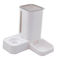 Ioensy - Tazón Automático Para Mascotas, Fuente De Agua Para Perros Y Gatos, Dispensador De Alimentos Secos, Plato Para Beber