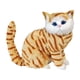 thumbnail image 2 of Figura De Gato Peludo Realista, Linda Estatua De Gatito De Simulación Para Estante De Dormitorio, Estilo D, 2 of 5