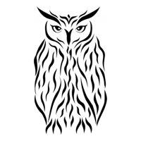 Rienda Libre Graphics - Decomural Barn Owl Birds Ws-15593