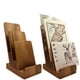 thumbnail image 1 of Soporte para libros 2Droids de 3 niveles sin plástico, madera de acacia, 1 of 4