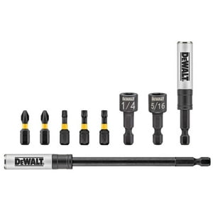 Juego De Accesorios Dewalt Dwaftas-9 De 9 Piezas Con Portabrocas Con Cierre