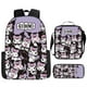 thumbnail image 1 of Kuromi Backpacks Teens Waterproof Bookbag for High School Girls Boys School Bag Anime Kawaii Cartoon School Bag Mochila, 1 of 3