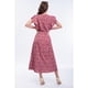 thumbnail image 3 of Vestido Largo Primavera Mujer Manga Corta Cuello V Calidad 271, 3 of 3
