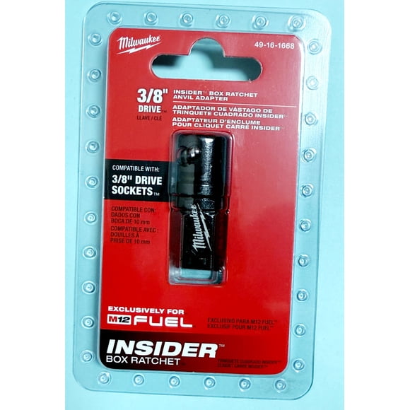 Adaptador Milwaukee Electric Insider Box Ratchet 3/8 Yunque