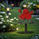 thumbnail image 1 of Placa conmemorativa metal cementerio recuerdo cardenal estaca tumba decoración exterior, 1 of 6