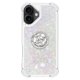thumbnail image 2 of FOXDOCK Funda Glitter Líquida para iPhone 17 con Anillo Brillante, TPU Antichoques y Esquinas Reforzadas, Soporte, 2 of 6