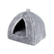 thumbnail image 5 of Cama Cueva De Felpa Cama Para Mascotas Cama Para Dormir Para Conejos Animales Pequeños Gatito Cachorro Gris M, 5 of 5