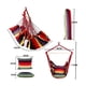 thumbnail image 3 of Silla Hamaca Con Soporte Para Camping O Jardín Multicolor, 3 of 3