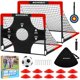 thumbnail image 1 of Portería de fútbol BORNEW 122x91 cm con balón y conjunto de objetivo, 1 of 8
